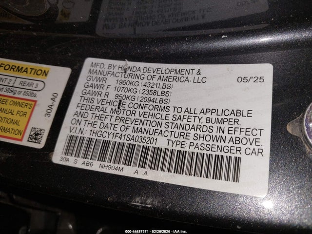 Honda Accord Se