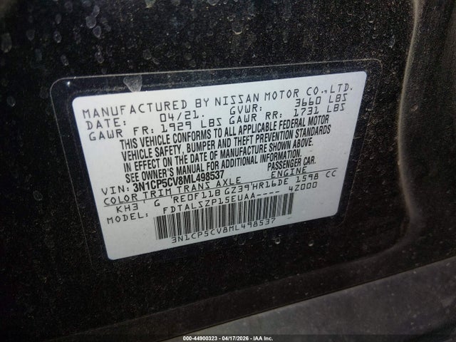 Nissan Kicks Sv Xtronic Cvt