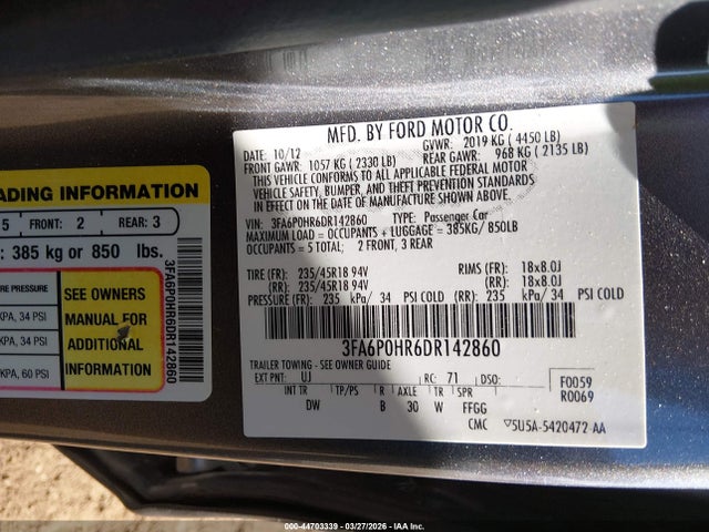 Ford Fusion Se