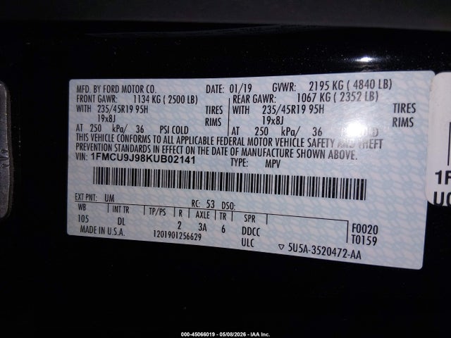 Ford Escape Titanium