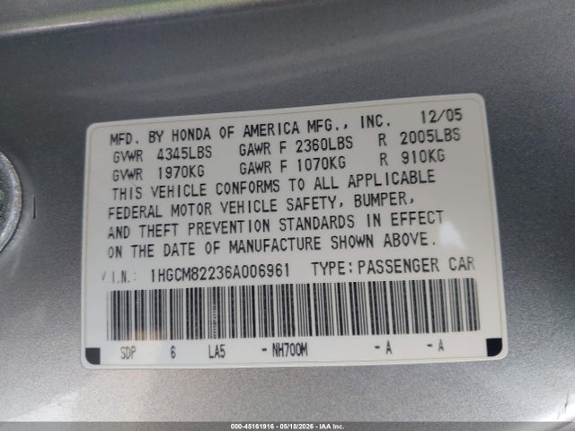 Honda Accord 3.0 Lx
