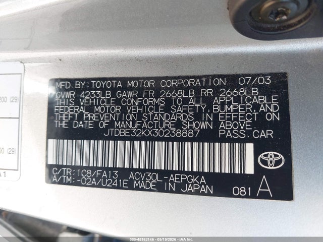 Toyota Camry Xle