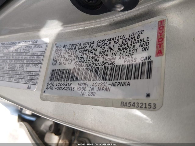 Toyota Camry Le