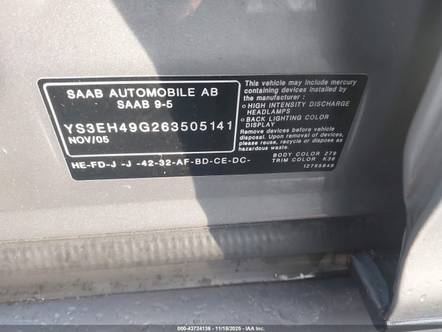 Saab 9-5 2.3t Sport