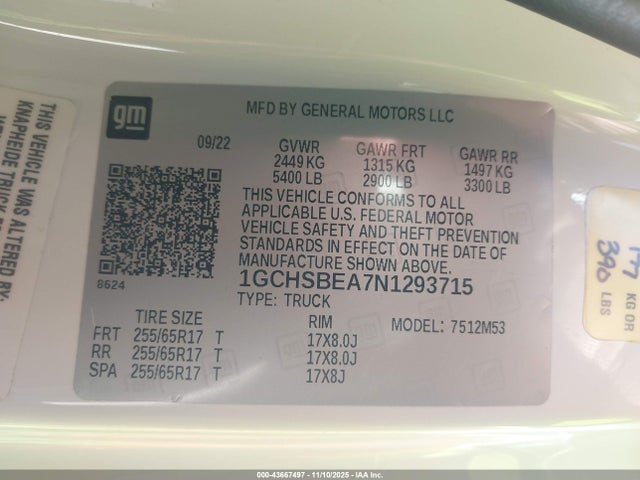 Chevrolet Colorado 2wd  Long Box Wt