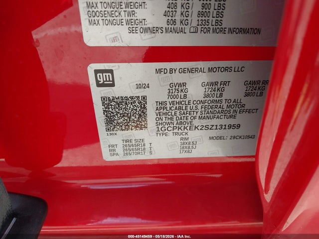 Chevrolet Silverado 1500 4wd  Short Bed Lt With 2fl