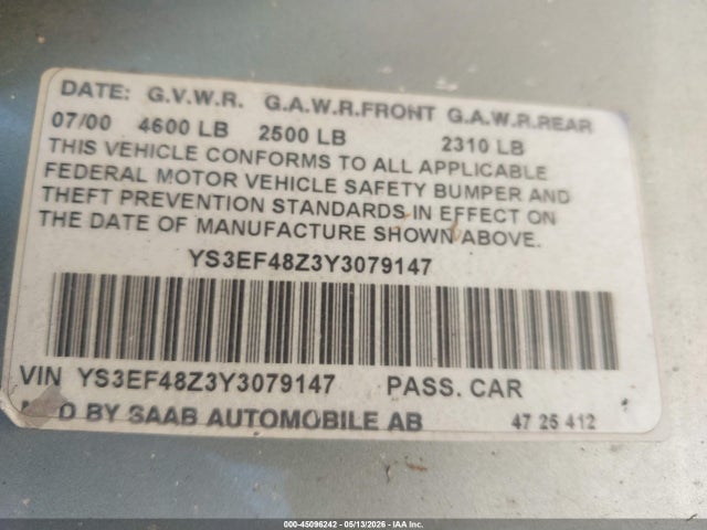 Saab 9-5 Se V6t