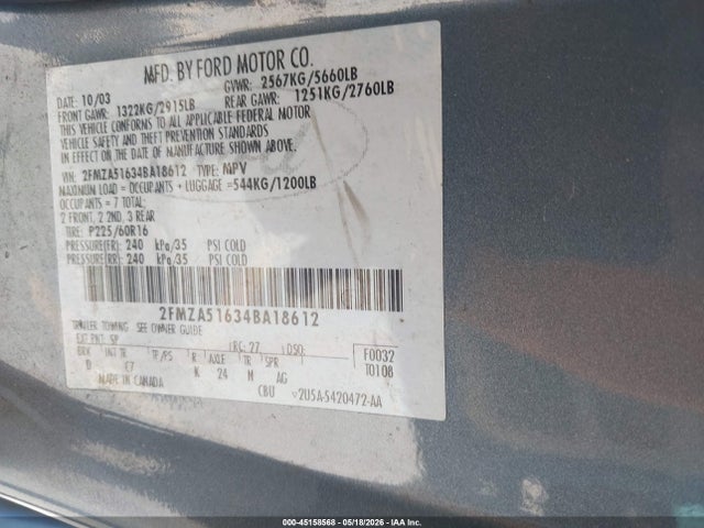 Ford Freestar Se