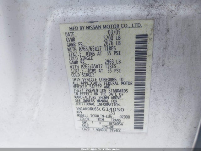 Nissan Xterra Se
