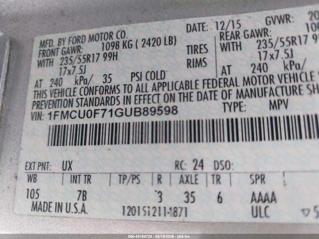 Ford Escape S