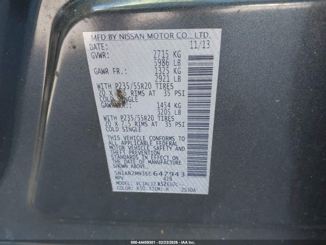 Nissan Pathfinder Platinum
