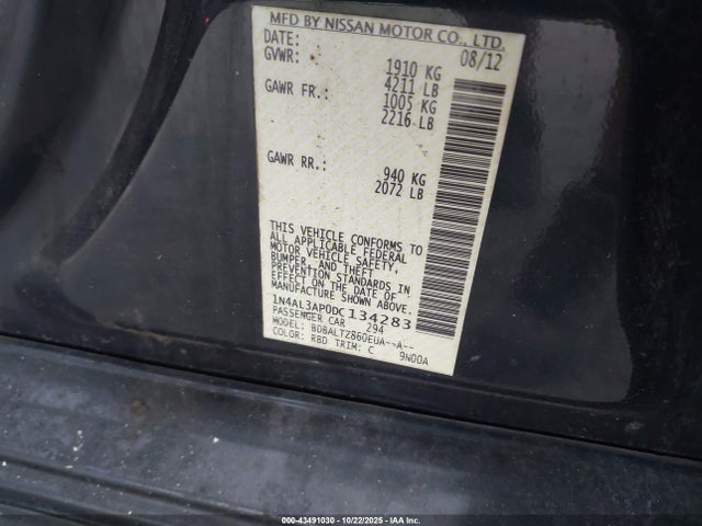 Nissan Altima 2.5 Sv