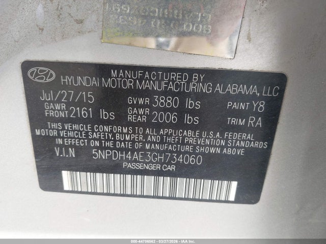 Hyundai ELANTRA Se