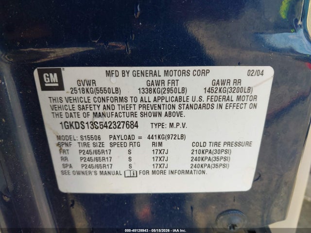 GMC Envoy Slt