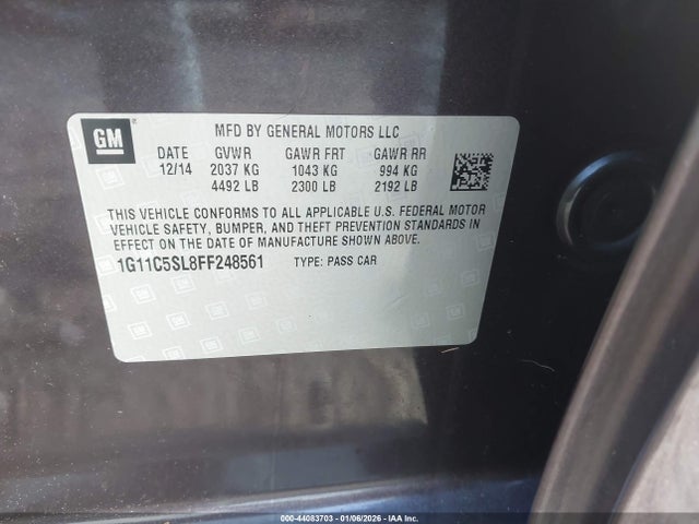 Chevrolet Malibu 1lt