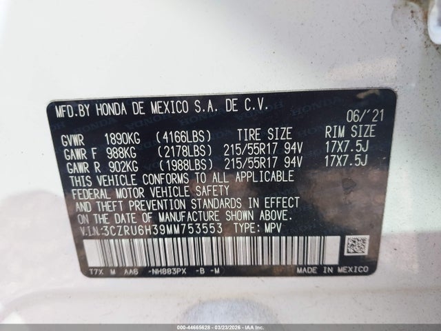 Honda HR-V Awd Lx