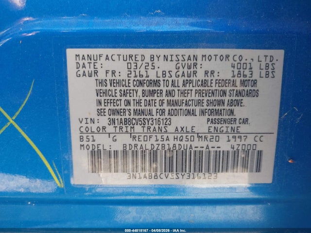 Nissan Sentra Sv