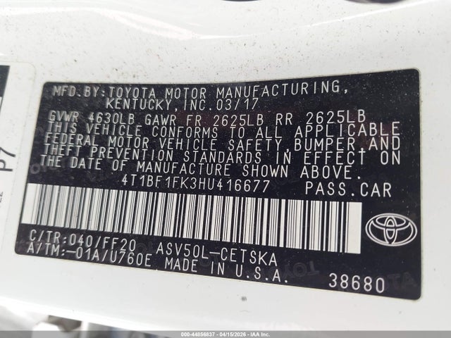 Toyota Camry Se