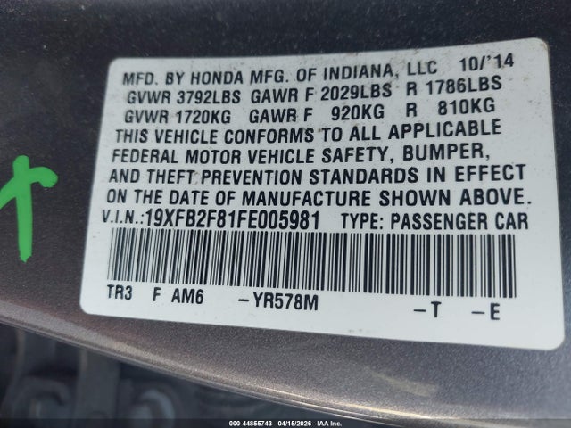 Honda Civic Ex