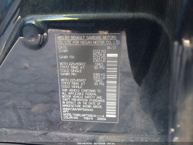 Nissan Rogue Sv