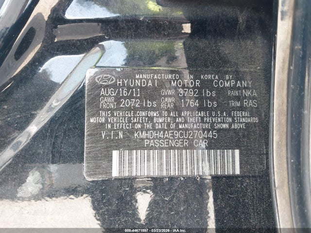 Hyundai ELANTRA Limited (ulsan Plant)