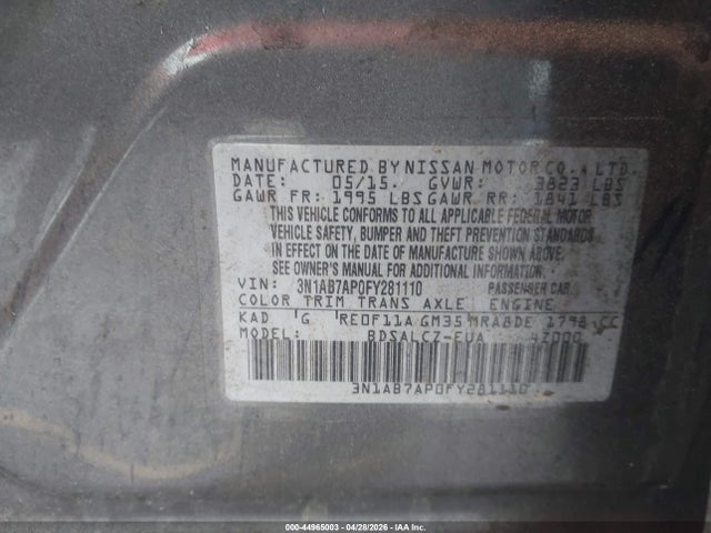 Nissan Sentra S