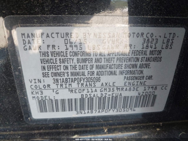 Nissan Sentra Sv