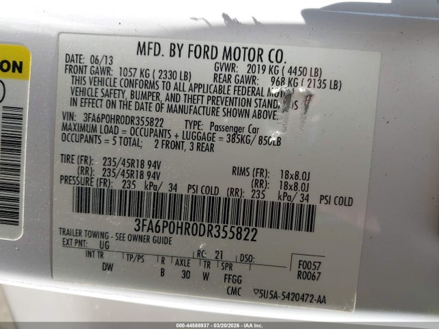 Ford Fusion Se