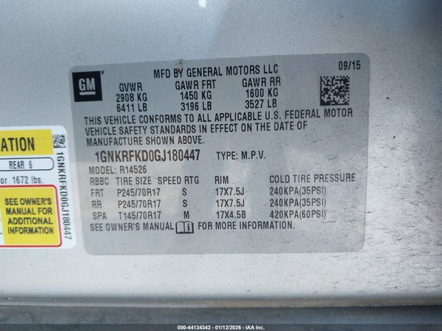 Chevrolet Traverse Ls