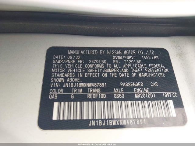 Nissan Rogue Sv Awd Xtronic Cvt