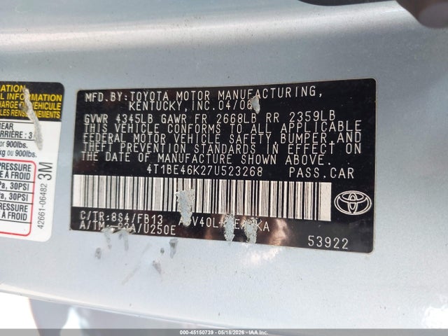 Toyota Camry Le