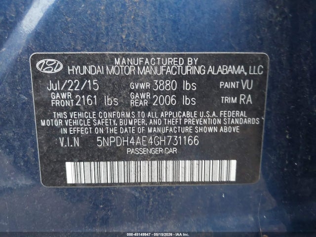 Hyundai ELANTRA Se