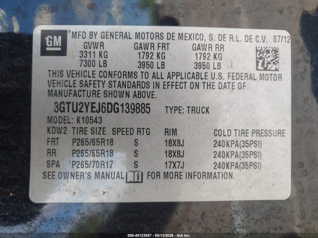 GMC Sierra 1500 3hb