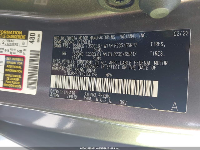 Toyota Sienna Xle