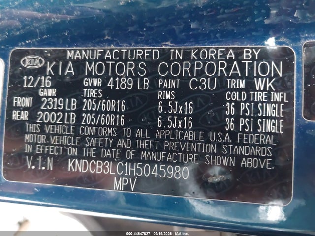 Kia Niro Lx