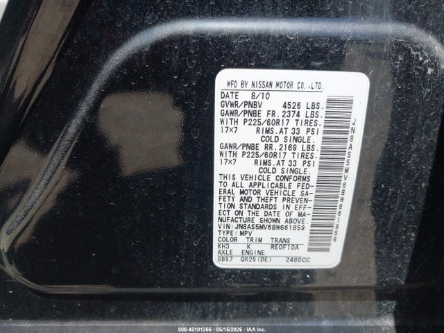 Nissan Rogue Sv