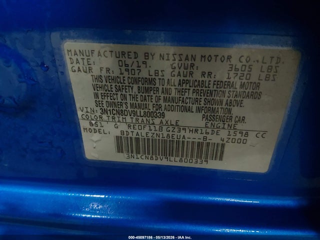 Nissan Versa S Xtronic Cvt