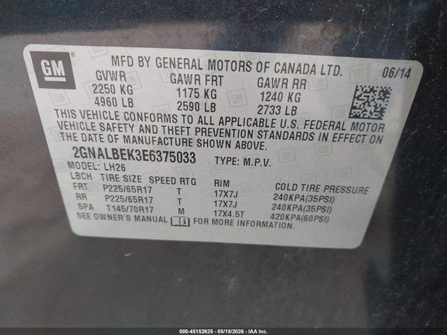 Chevrolet Equinox 1lt