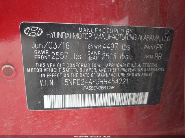 Hyundai SONATA Se