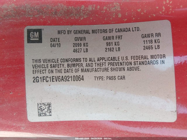 Chevrolet Camaro 2lt