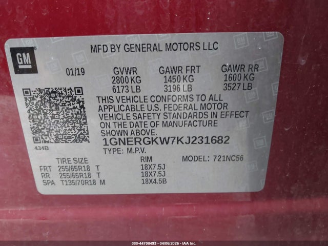 Chevrolet Traverse 1lt