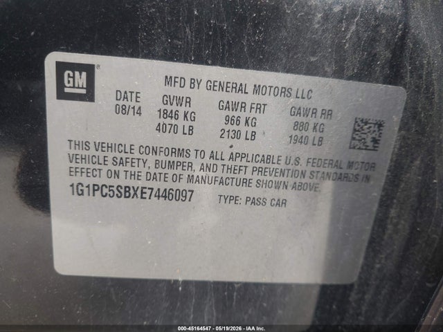 Chevrolet Cruze 1lt Auto