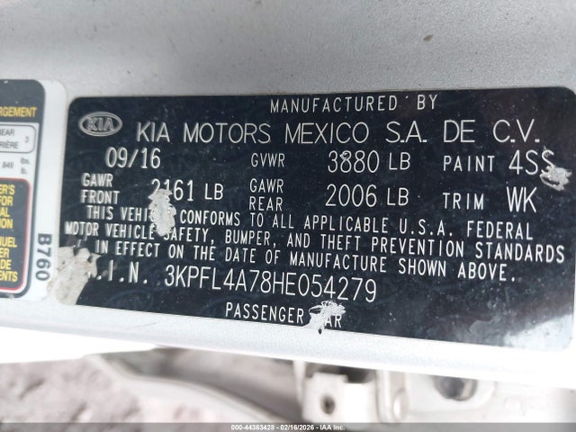 Kia Forte Lx
