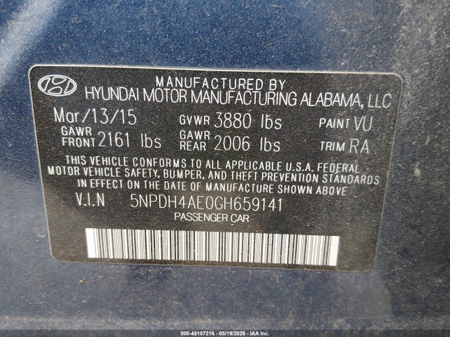 Hyundai ELANTRA Se