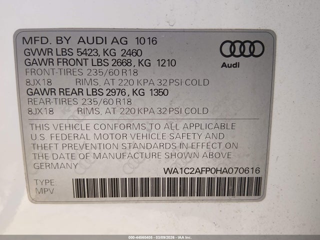 Audi Q5 2.0t Premium
