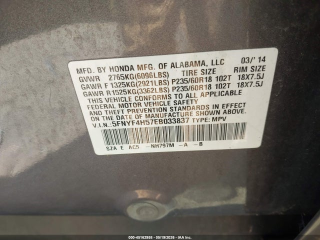 Honda Pilot Ex-l