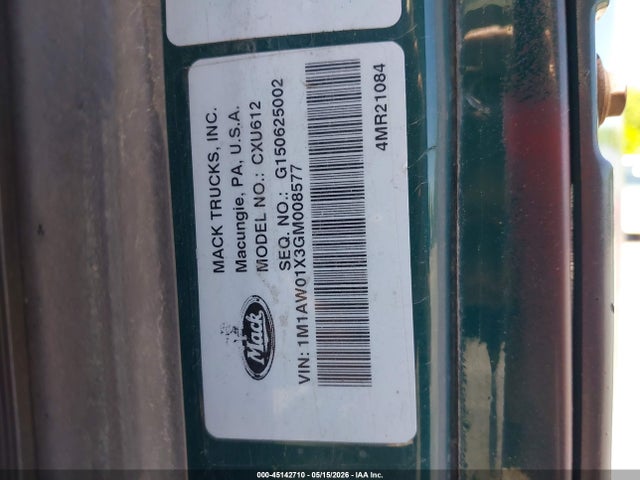 Mack 600 Cxu600
