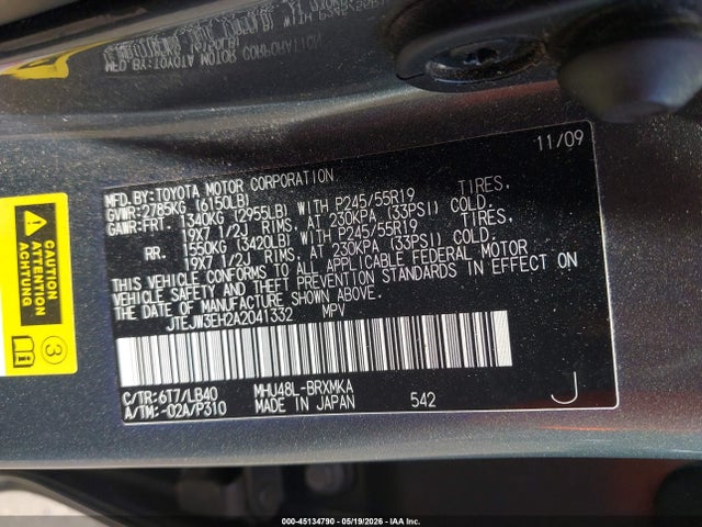 Toyota Highlander Limited V6
