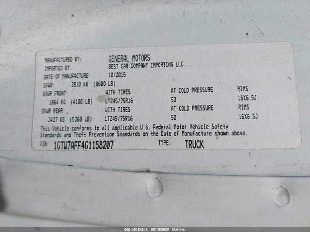 GMC Savana 1wt