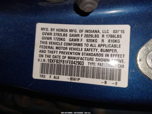 Honda Civic Ex